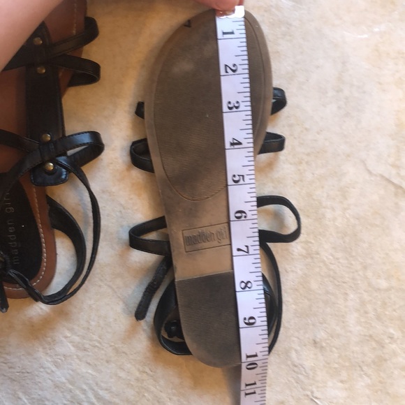 Madden Girl Leather Strap Sandals Size 9 - Picture 7 of 13